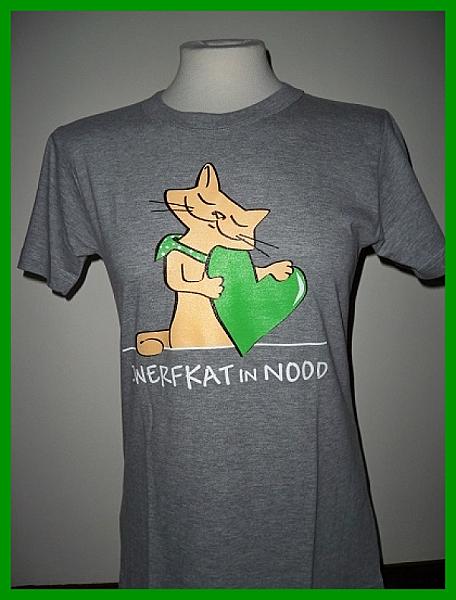 T shirt Zwerfkat in Nood