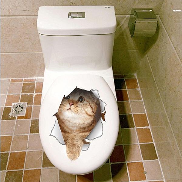 Toilet sticker Kat