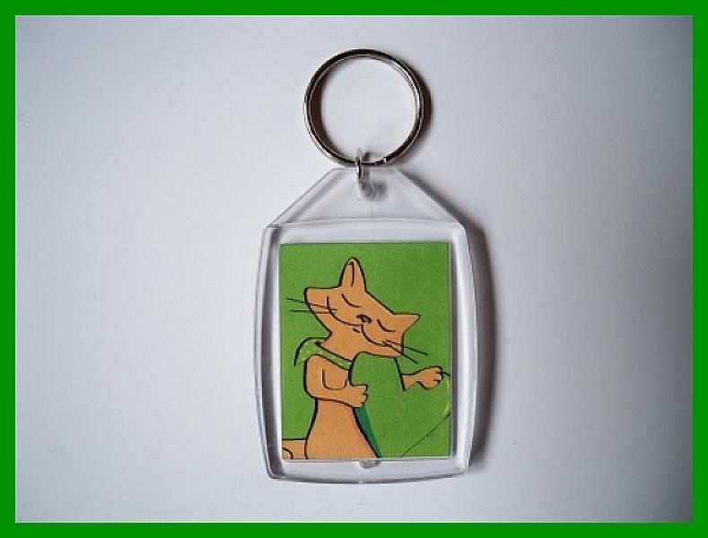Sleutelhanger met logo Zwerfkat