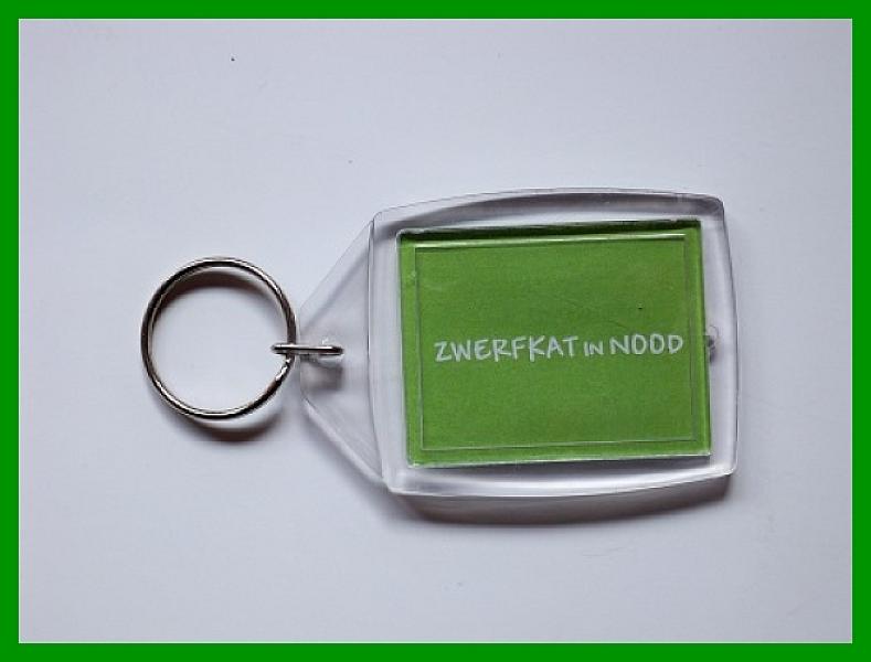 Sleutelhanger met logo Zwerfkat