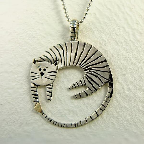 ketting gestreepte kat